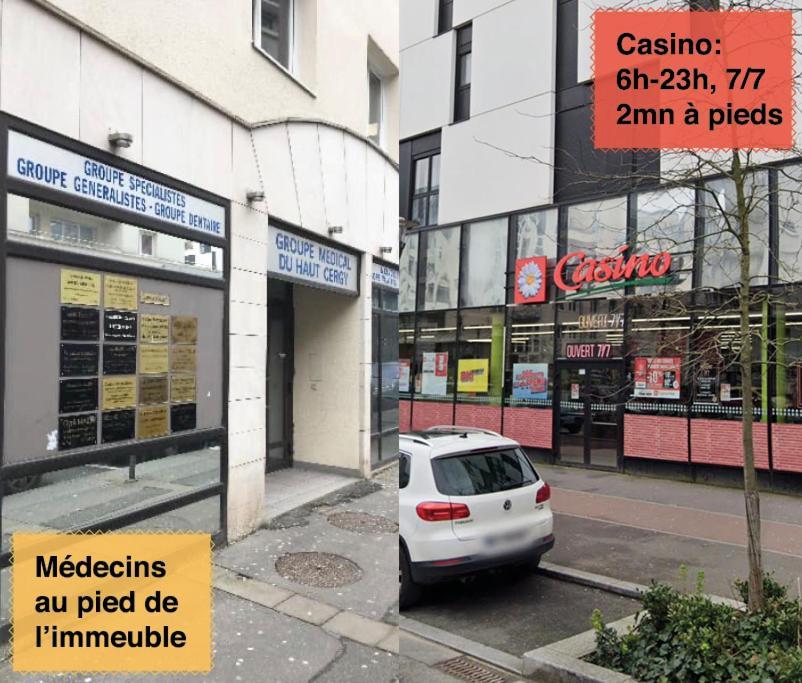 30m2 - Au Pied De La Gare - Parking * Cergy